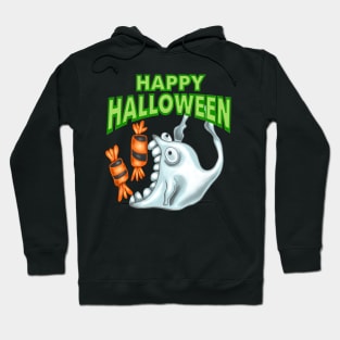 Happy Halloween Candy Ghost Hoodie